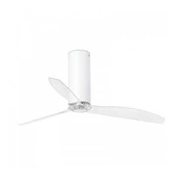 FARO 32034 - Ventilateur de plafond TUBE FAN blanc/transparent d. 128 cm