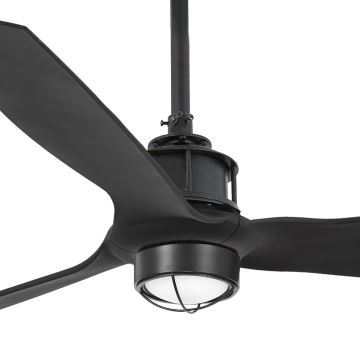 FARO 32100-10 - Ventilateur de plafond LED JUST FAN LED/17W/230V noir + télécommande