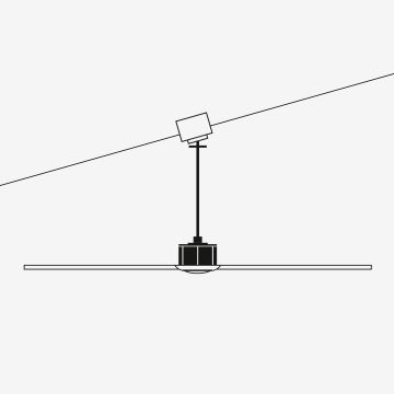 FARO 33395-10 - LED-plafondventilator JUST FAN LED/16W/230V zwart/bruin + afstandsbediening