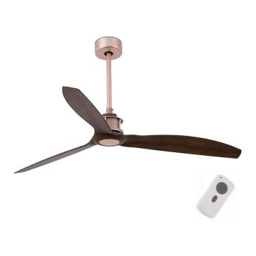 FARO 33399 - Ventilateur de plafond JUST FAN marron/cuivre