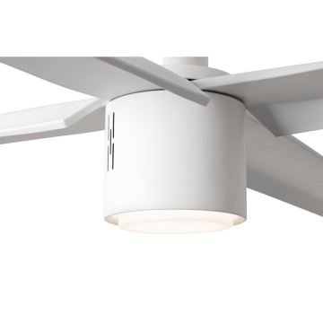 FARO 33494 - Ventilateur de plafond à intensité variable ATTOS LED/20W/230V blanc + télécommande