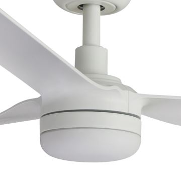 FARO 33814WP-20 - Ventilateur de plafond à intensité variable PUNT M LED/24W/230V 3000K/4200K/6500K blanc d. 130 cm SMART + télécommande