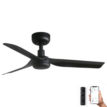 FARO 33822WP - Ventilateur de plafond MINI PUNT S noir d. 90 cm SMART + Télécommande