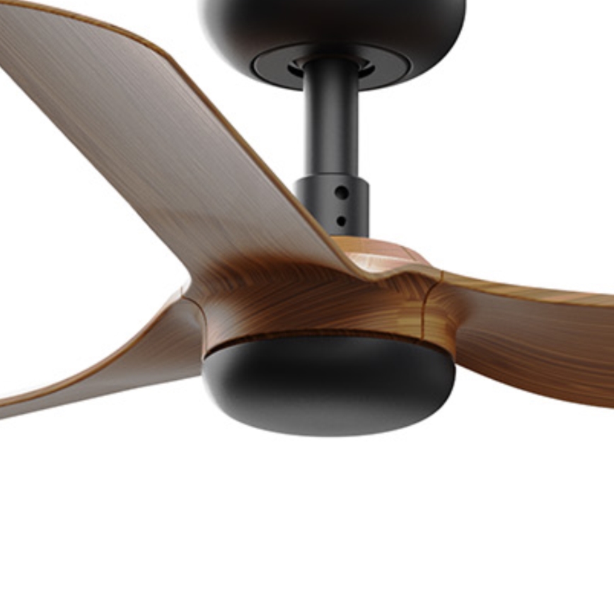 FARO 33823WP - Ventilateur de plafond MINI PUNT S marron/noir d. 90 cm SMART + télécommande