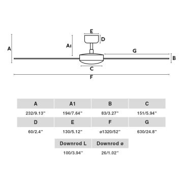 FARO 34290WP - Plafondventilator CRUISER L wit diameter 132 cm SMART + afstandsbediening