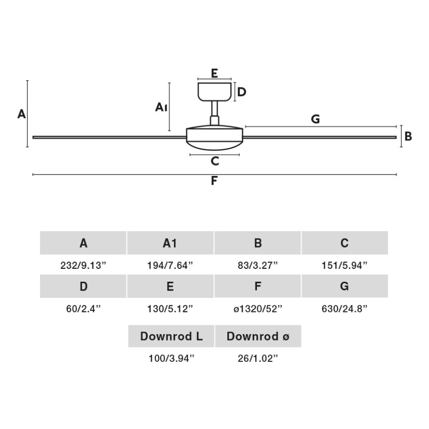 FARO 34290WP - Plafondventilator CRUISER L wit diameter 132 cm SMART + afstandsbediening