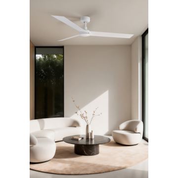 FARO 34290WP - Ventilateur de plafond CRUISER L blanc d. 132 cm SMART + télécommande