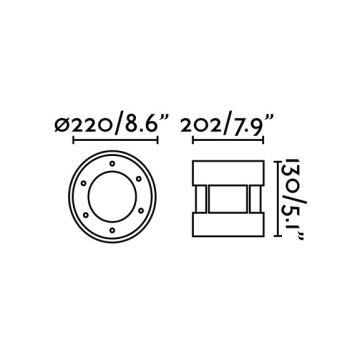 FARO 70587 - LED Grondspot voor buiten SURIA-24 LED/24W/230V IP67