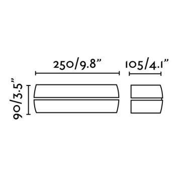 FARO 71362L - LED Wandlamp voor buiten DRAGMA LED/15W/230V IP65