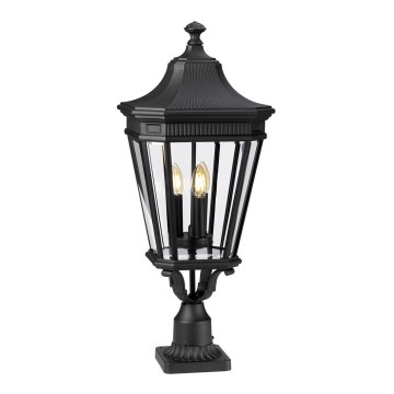 Feiss - Lampe d'extérieur COTSWOLD LANE 3xE14/60W/230V IP44 noire