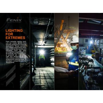 Fenix C7 - LED Dimbaar rechargeable flashlight 1xLED/1x21700 IP68 3000 lm 68 h
