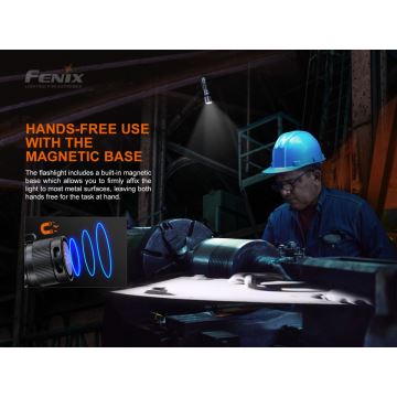 Fenix C7 - LED Dimbaar rechargeable flashlight 1xLED/1x21700 IP68 3000 lm 68 h