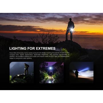 Fenix E05RBLC - Oplaadbare LED Zaklamp LED/USB IP68