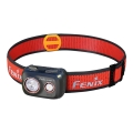 Fenix HL32RTBLCK - Lampe frontale LED rechargeable LED/USB IP66 800 lm 300 h noir/orange
