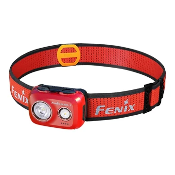 Fenix HL32RTRED - LED Oplaadbare hoofdlamp LED/USB IP66 800 lm 300 h rood/oranje