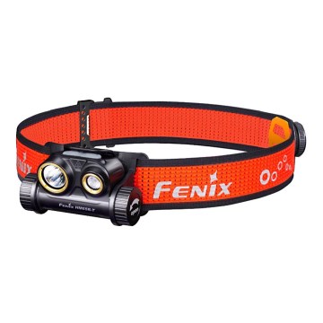 Fenix HM65RTRAIL - Lampe frontale rechargeable 2xLED/2xCR123A IP68 1500 lm 300 hrs