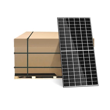 Fotovoltaïsch zonnepaneel LEAPTON 410Wp zwart frame IP68 Half Cut - pallet 36 stuks