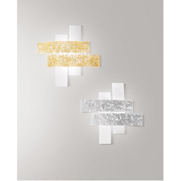 Gea Luce LARA P G arg - Plafonnier LARA 4xE27/52W/230V 91 cm argent