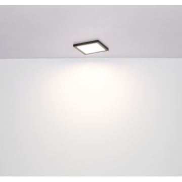 Globo - LED Plafondlamp LED/18W/230V 3000/4000/6500K zwart