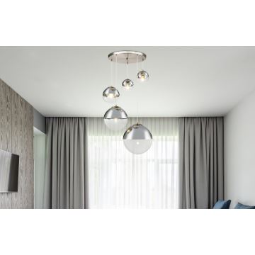 Globo - Hanglamp aan een koord 5xE27/60W/230V diameter 65 cm