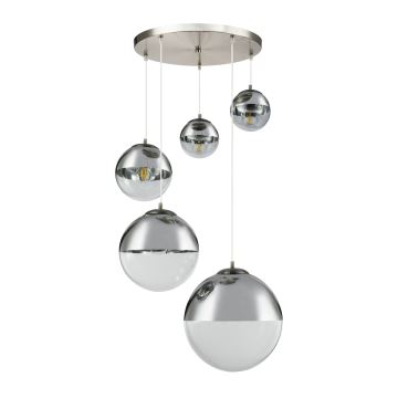 Globo - Hanglamp aan een koord 5xE27/60W/230V diameter 65 cm