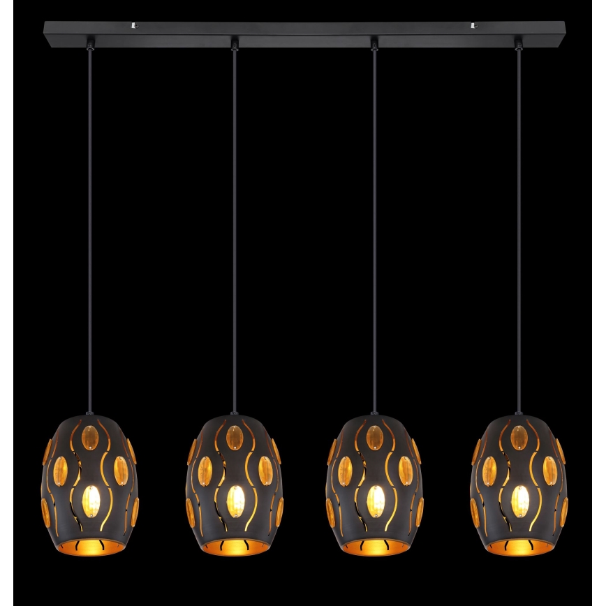 Globo - Suspension filaire 4xE27/40W/230V