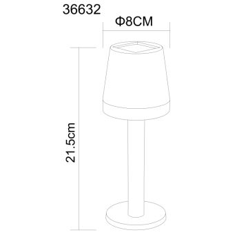 Globo - Lampe solaire LED/0,5W/3,2V 3000K IP44 noir