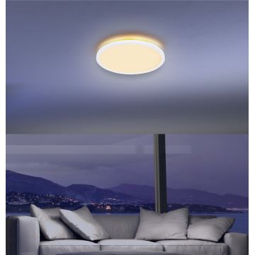 Globo - LED Dimbare badkamer plafondverlichting LED/24W/230V diameter 42 cm IP44 wit