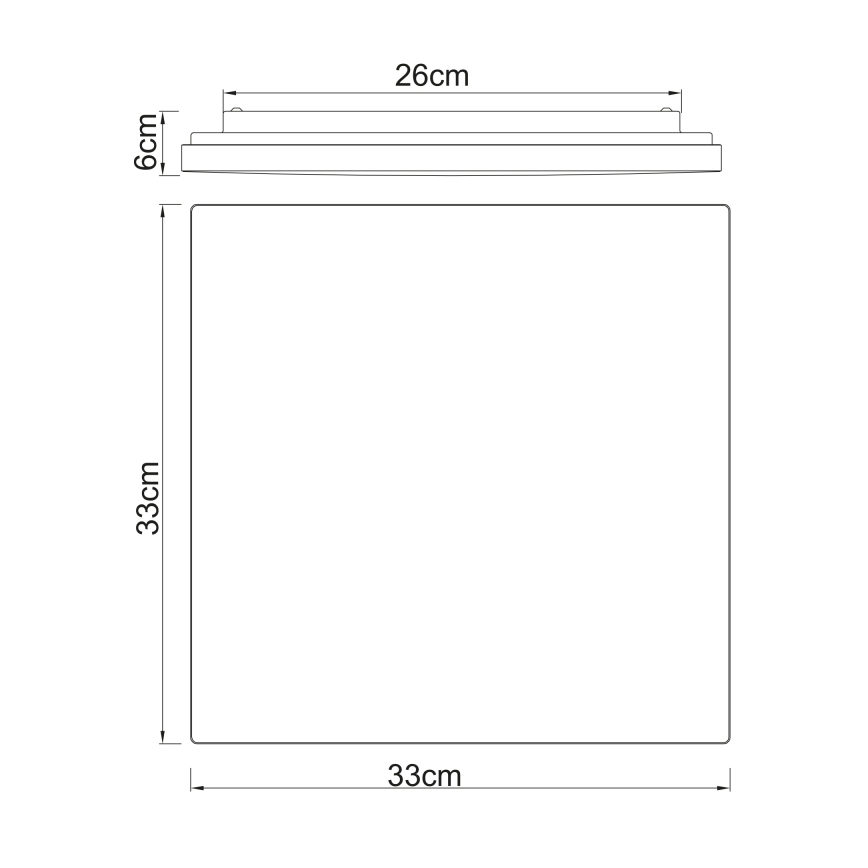 Globo - Plafonnier LED/12W/230V