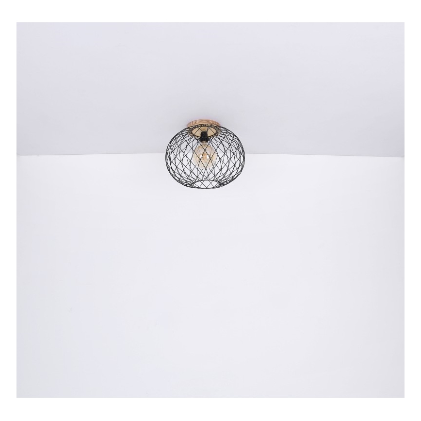 Globo - Aan plafond gevestigde hanglamp 1xE27/60W/230V