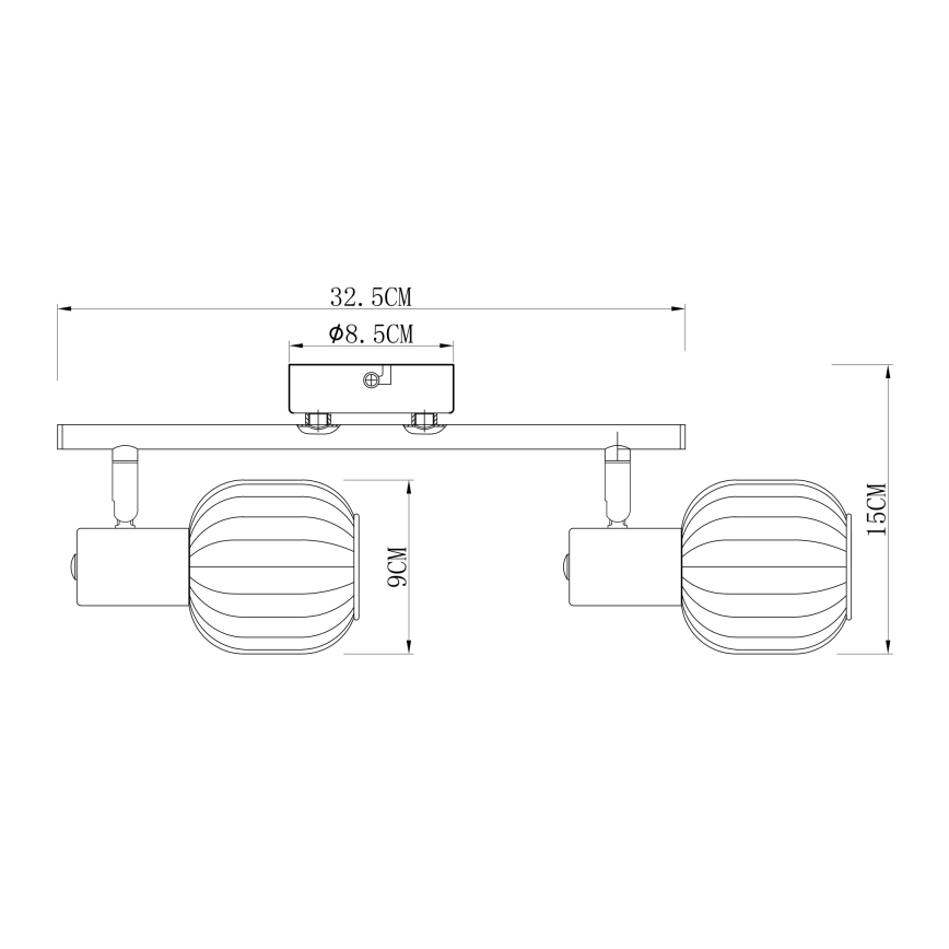 Globo - Spot 2xE14/40W/230V