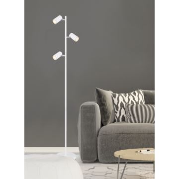 Globo - Lampadaire 3xGU10/5W/230V blanc