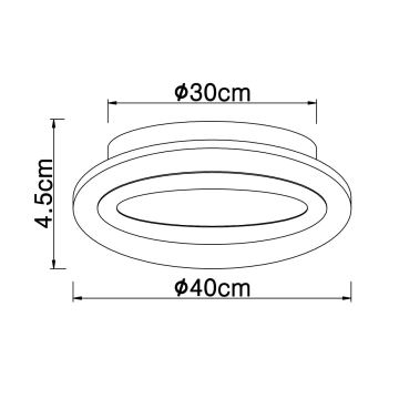 Globo - Plafonnier LED LED/15W/230V