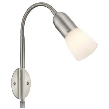 Globo - Flexibel klein lamp 1xE14/40W/230V chroom