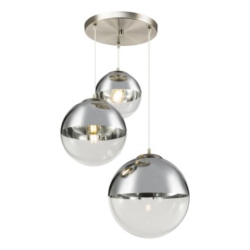 Globo - Hanglamp aan een koord 3xE27/40W/230V diameter 51 cm