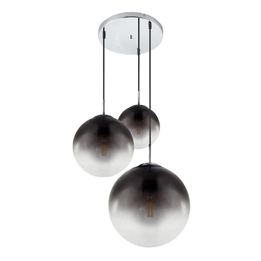 Globo - Hanglamp aan een koord 3xE27/40W/230V diameter 51 cm