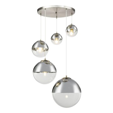 Globo - Hanglamp aan een koord 5xE27/60W/230V diameter 65 cm