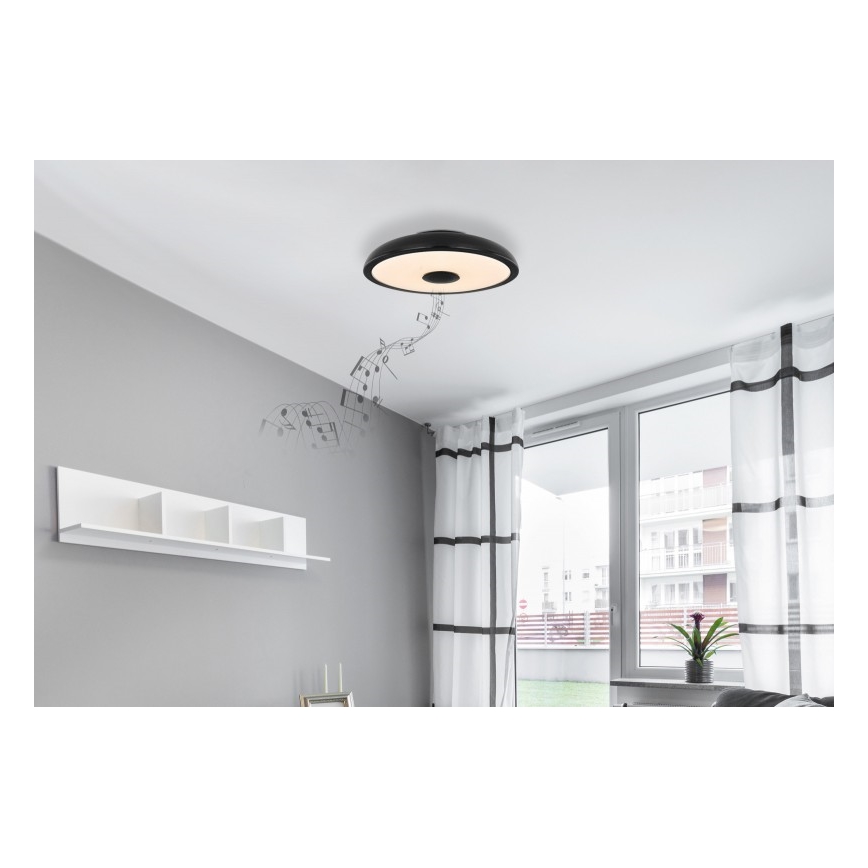 Globo - Luminaire à intensité variable RGBW salle de bain avec haut-parleur LED/18W/230V 3000-6500K IP44 + télécommande