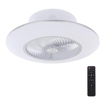 Globo - Plafonnier à intensité variable avec ventilateur LED/40W/230V + télécommande