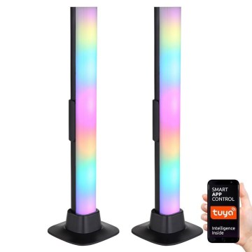 Globo RGB- SET 2x LED RGB Dimbaar tafellamp 2in1 LED/2W/5V USB Wi-Fi Tuya