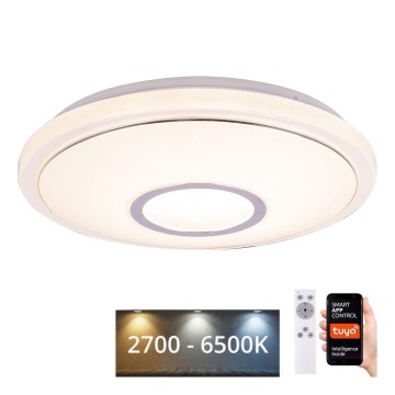 Globo - RGBW dimbare plafondlamp LED/16W/230V 2700-6500K WiFi Tuya + afstandsbediening