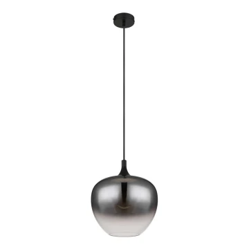 Globo - Suspension filaire 1xE27/60W/230V noir