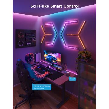 Govee - Applique murale Smart Gaming (4+1) RGBIC Wi-Fi