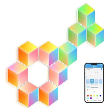 Govee - LOT 10x éclairage connecté Glide Hexa Pro LED RGBIC Wi-Fi