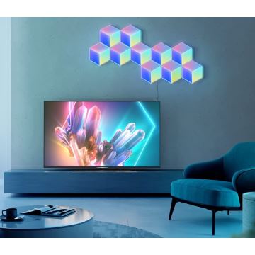 Govee - LOT 10x éclairage connecté Glide Hexa Pro LED RGBIC Wi-Fi