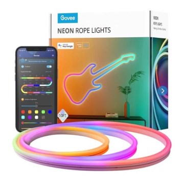 Govee - Neon SMART buigzaam LED Strip - RGBIC - 3m Wi-Fi IP67