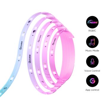 Govee - Wi-Fi RGBICW Smart PRO LED Strip 10m MATTER - extra duurzaam