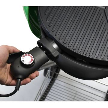 Gril électrique 1600W/230V noir/vert