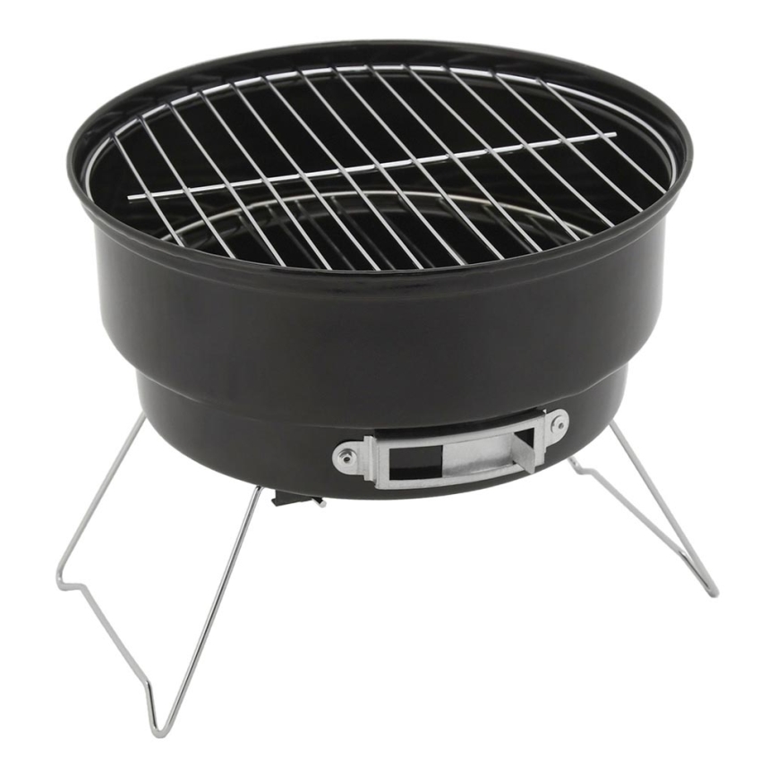 Grill à charbon portable noir