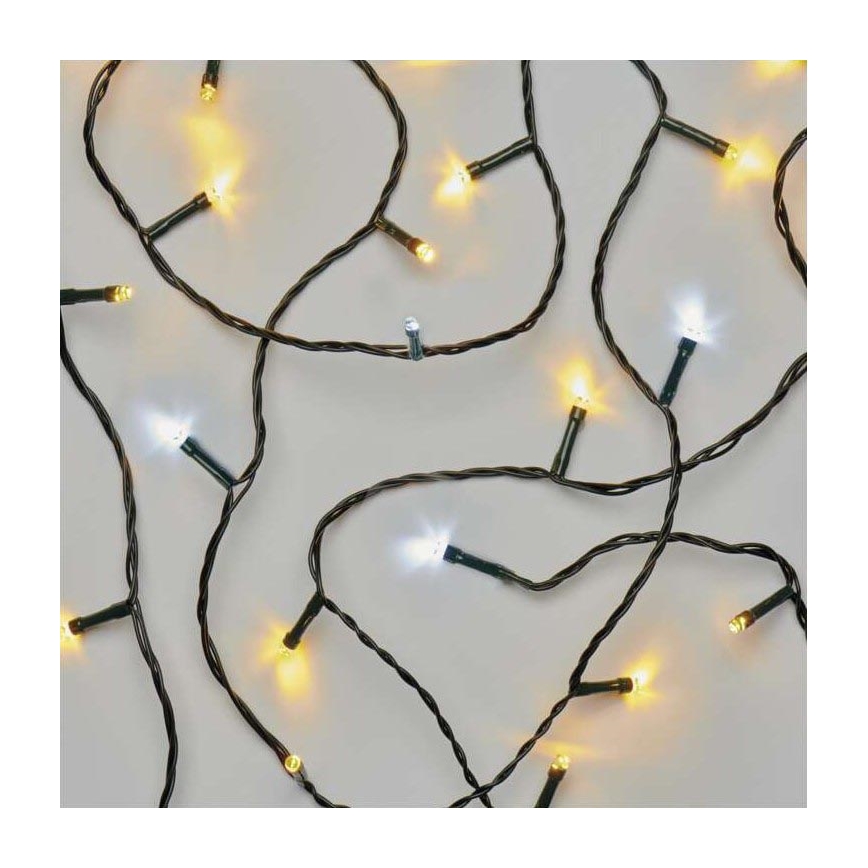 Guirlande de noël d'extérieur 120xLED/17m IP44 blanc chaud/froid